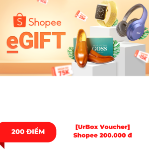 [UrBox Voucher] Shopee 200.000 đ